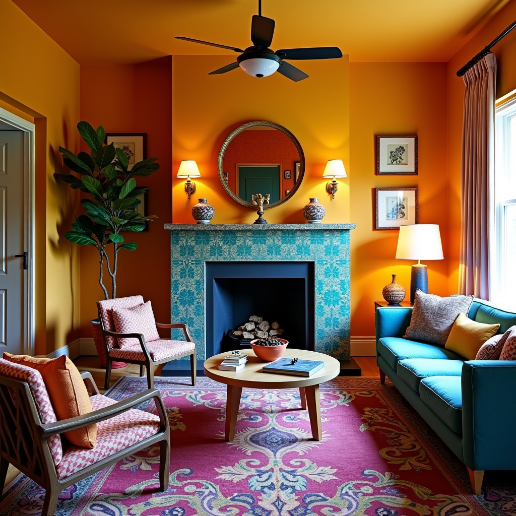 Fireplace tiles 51