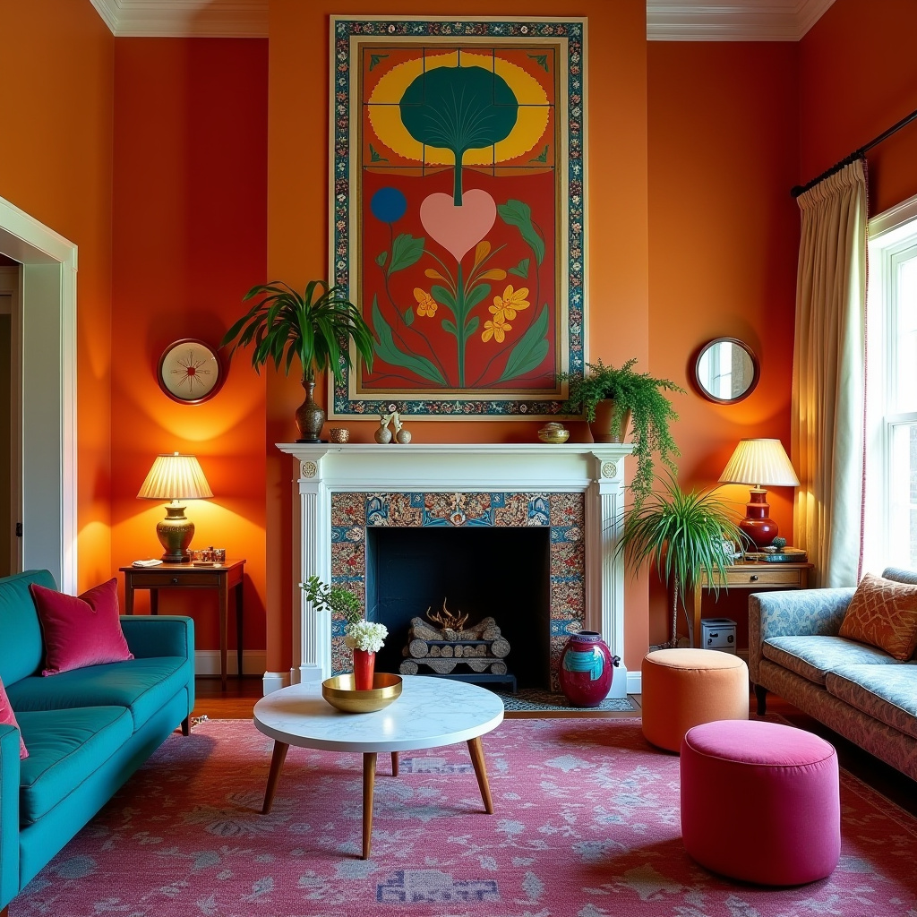 Fireplace tiles 52