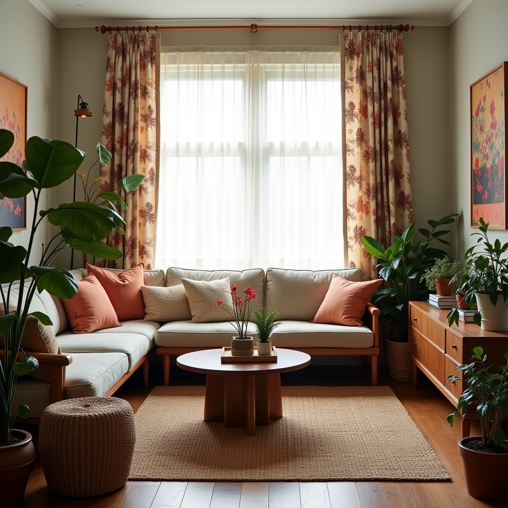 Floral curtains 2