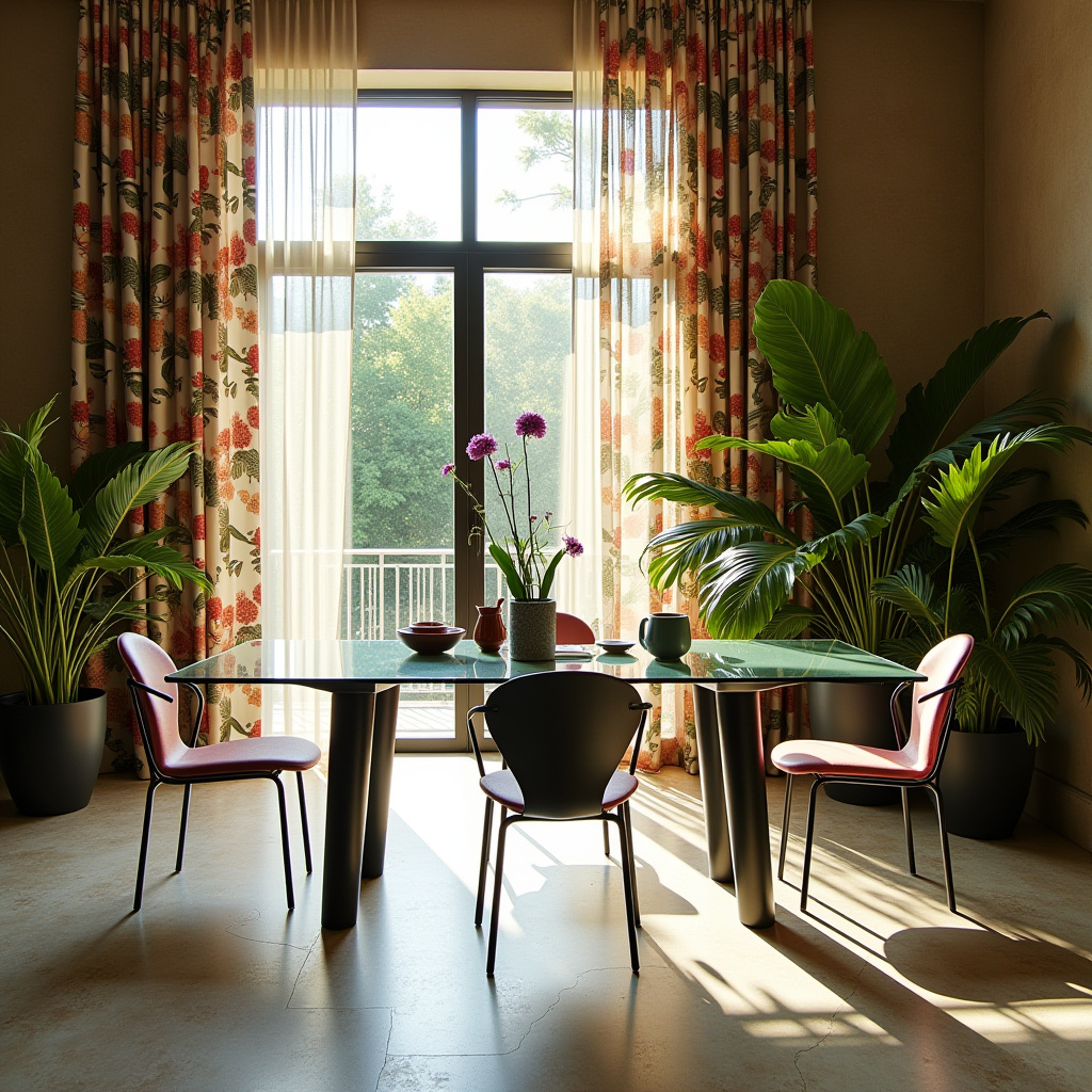 Floral curtains 22