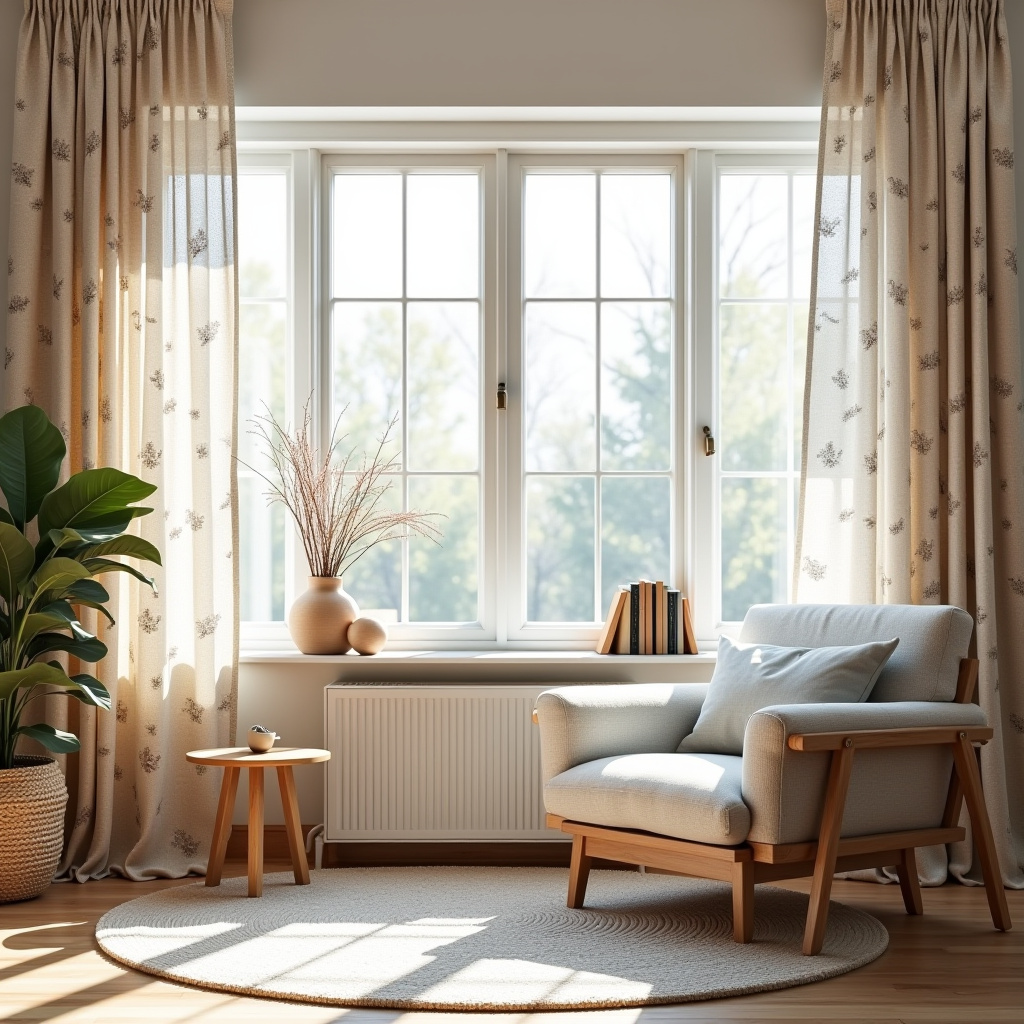 Floral curtains 23