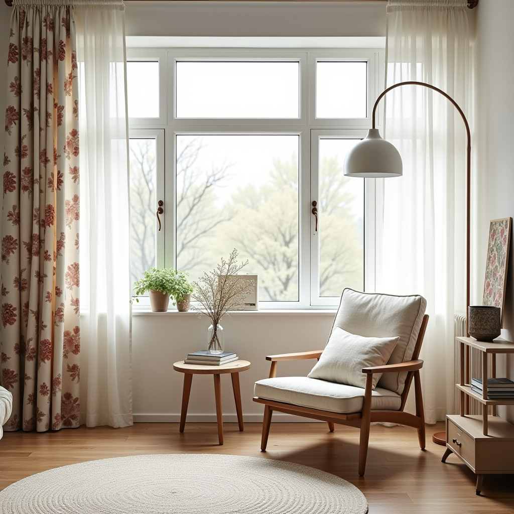 Floral curtains 24