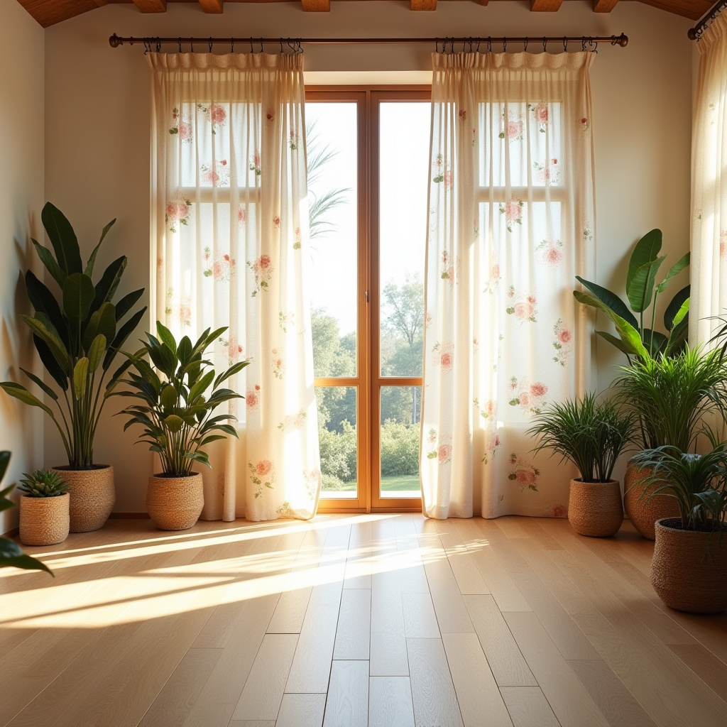 Floral curtains 29