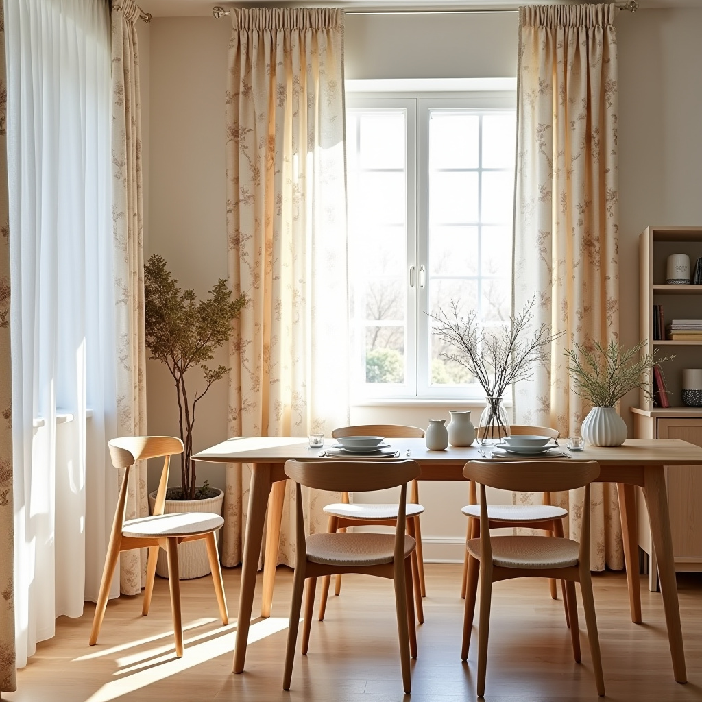 Floral curtains 3