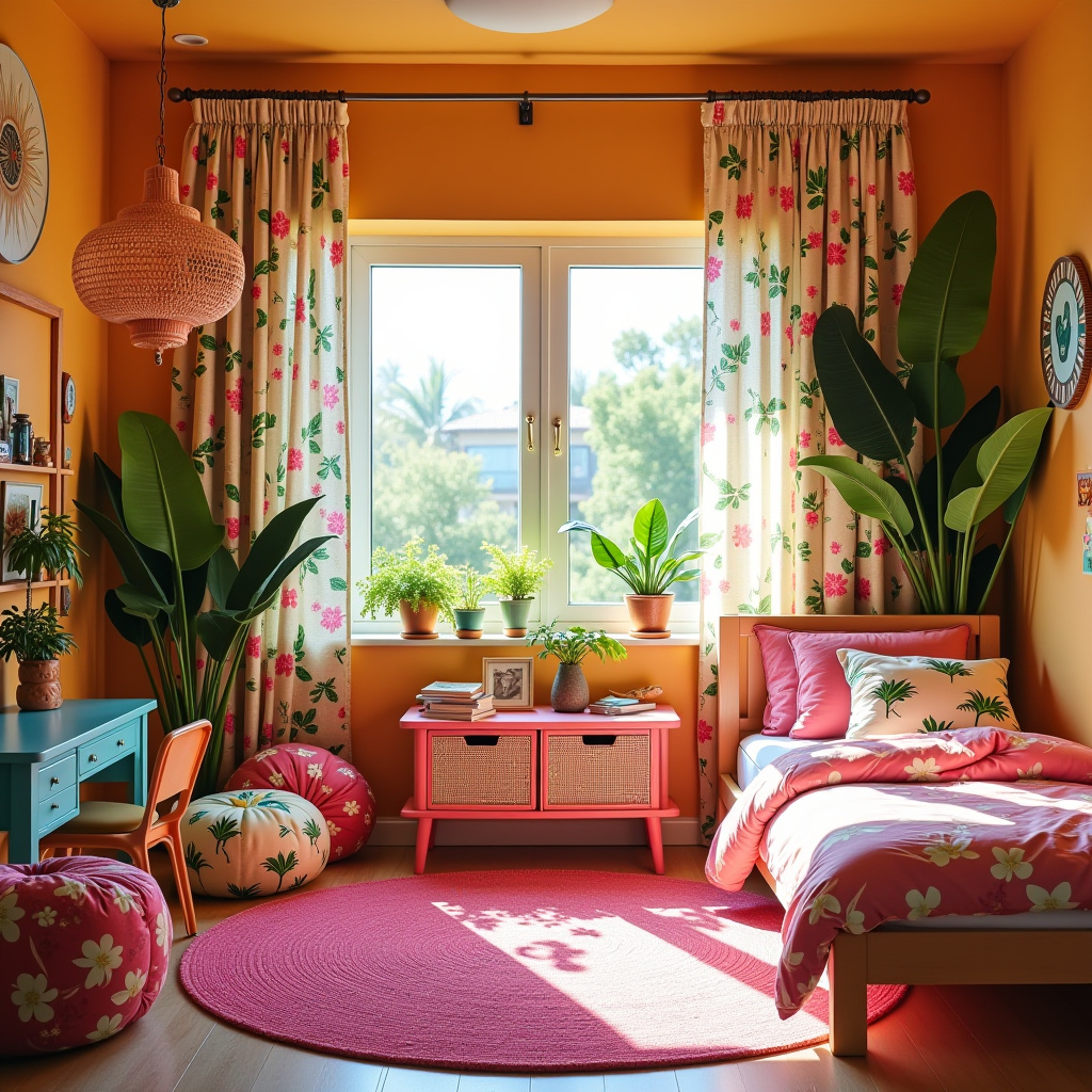 Floral curtains 32
