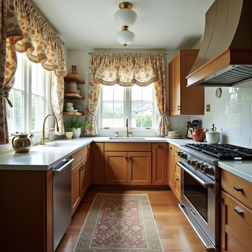 Floral curtains 35