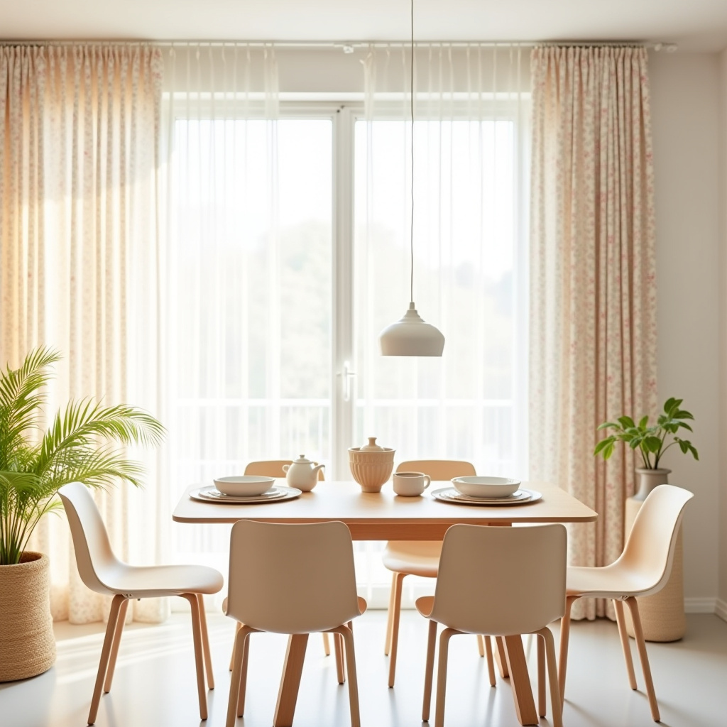 Floral curtains 4