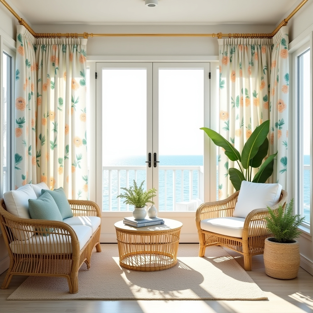 Floral curtains 54