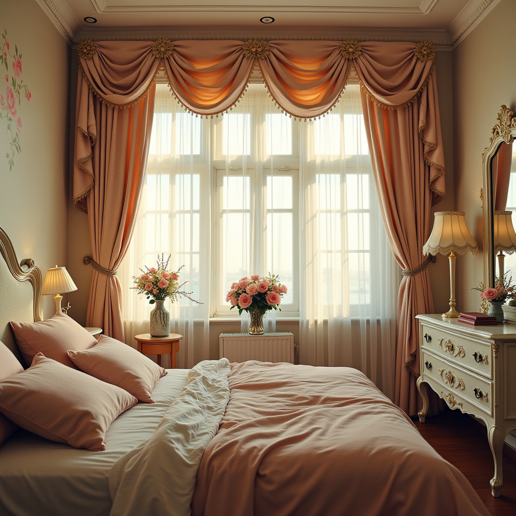 Floral curtains 60
