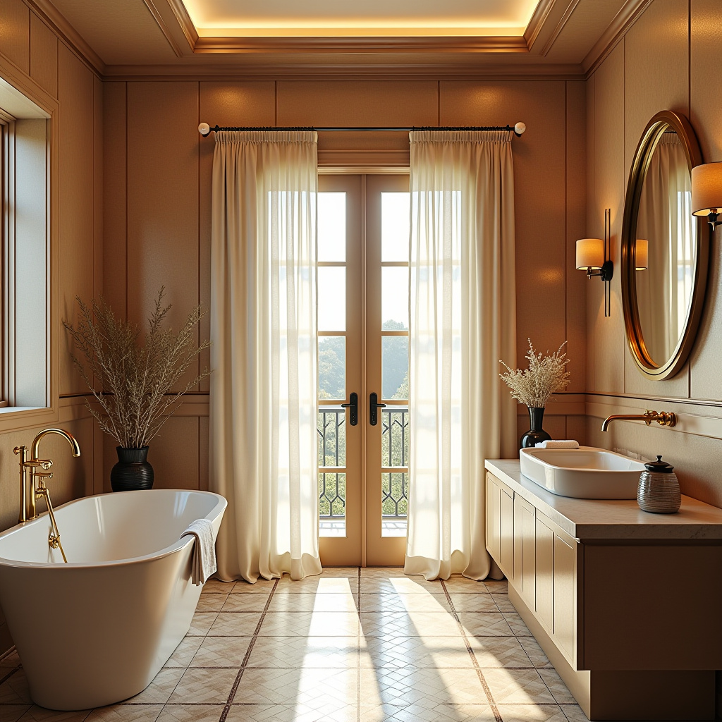 French door curtains 12