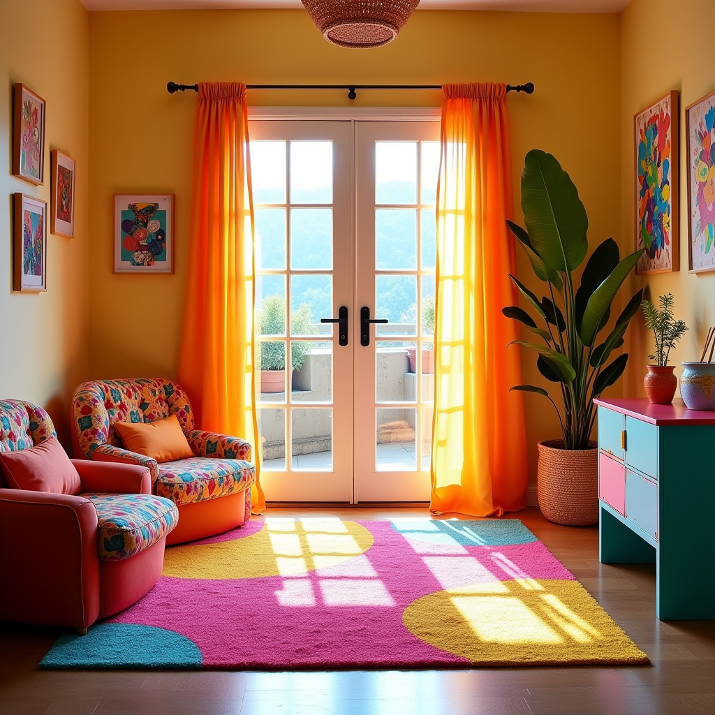 French door curtains 15