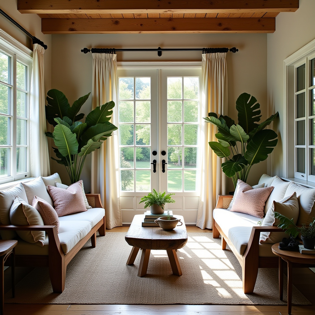 French door curtains 18