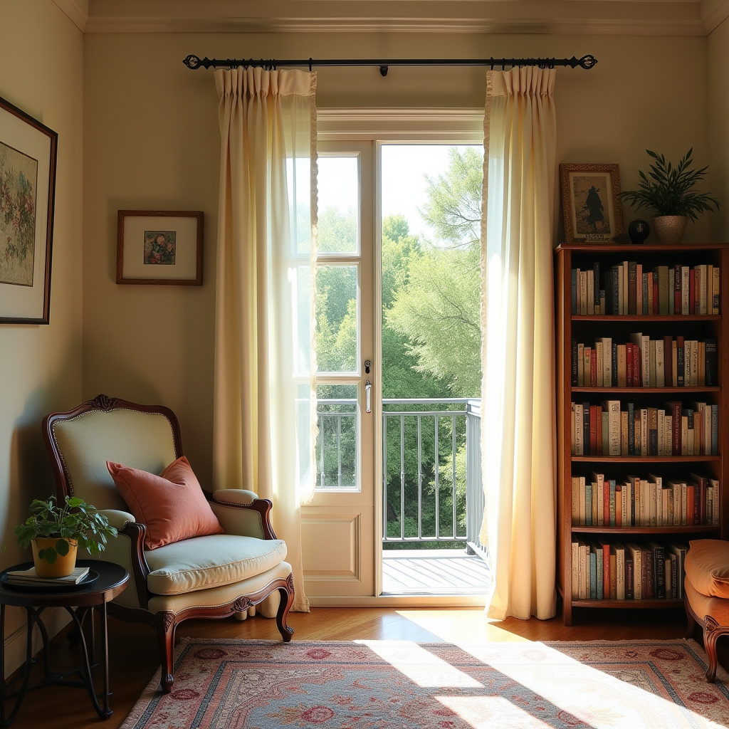 French door curtains 36
