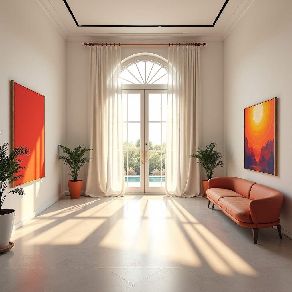 French door curtains 52