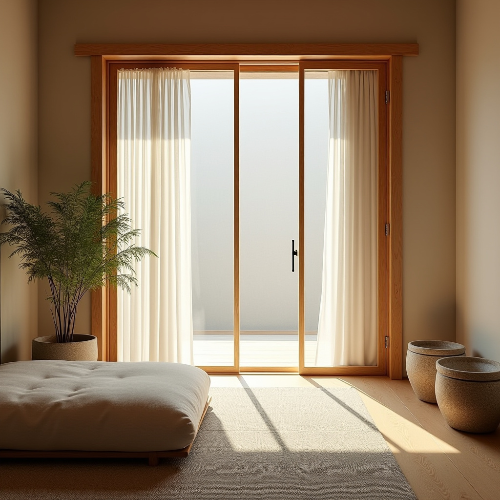 French door curtains 53