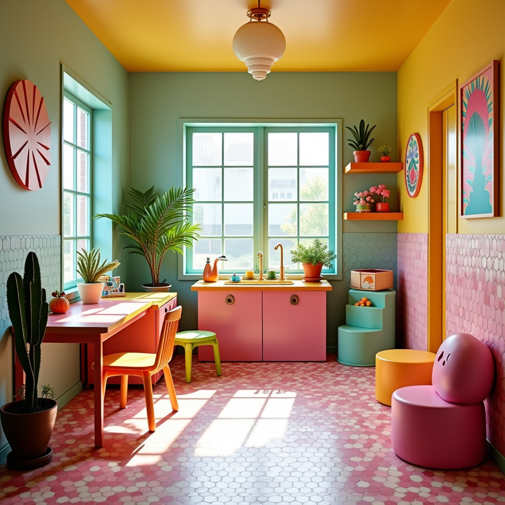Hexagon tiles 18