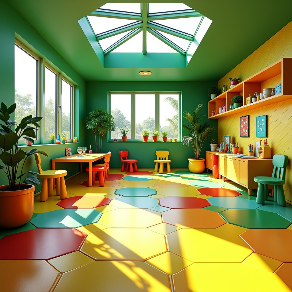 Hexagon tiles 38