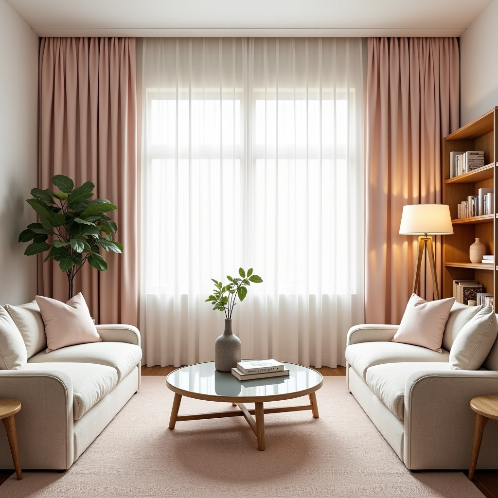 Layered curtains 1