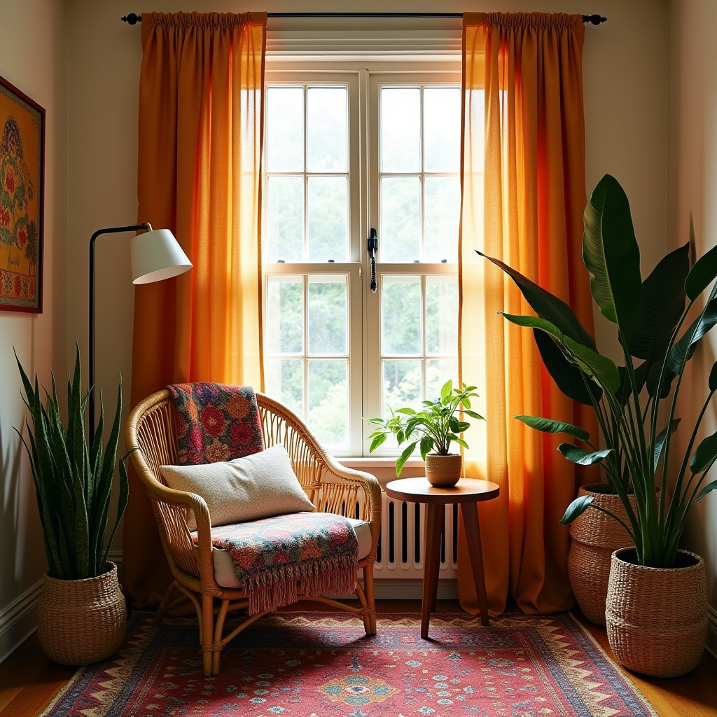 Layered curtains 5
