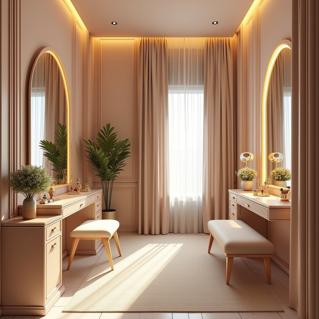 Layered curtains 52