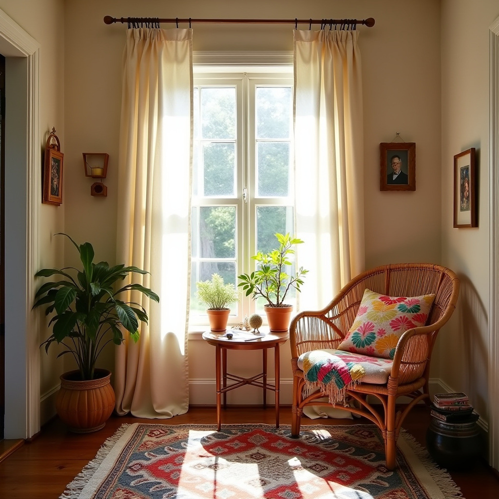 Layered curtains 6