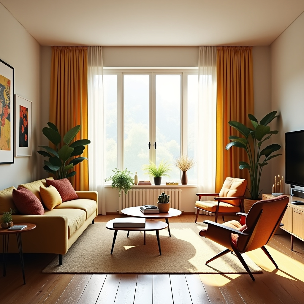 Living room curtains 9