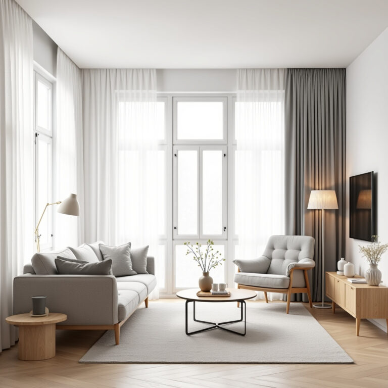 Minimalist curtains 1
