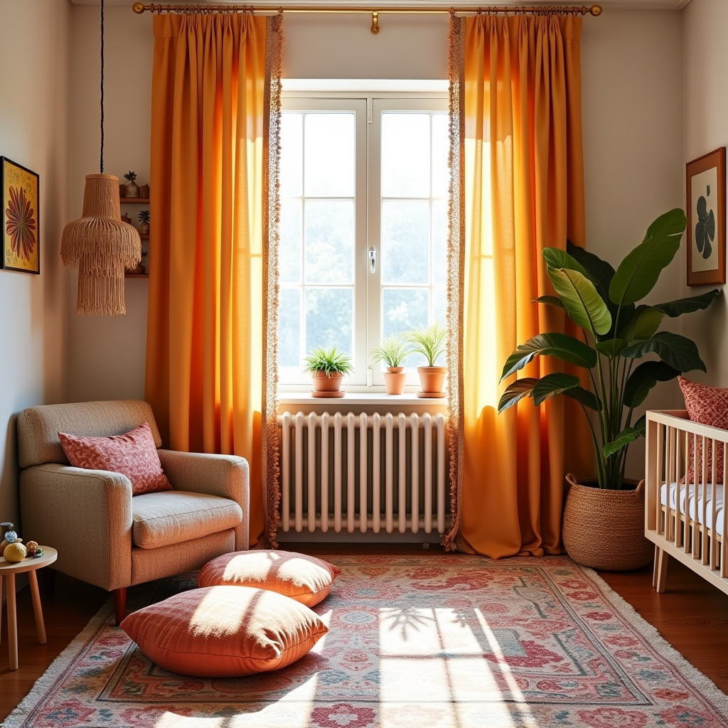 Nursery curtains 3
