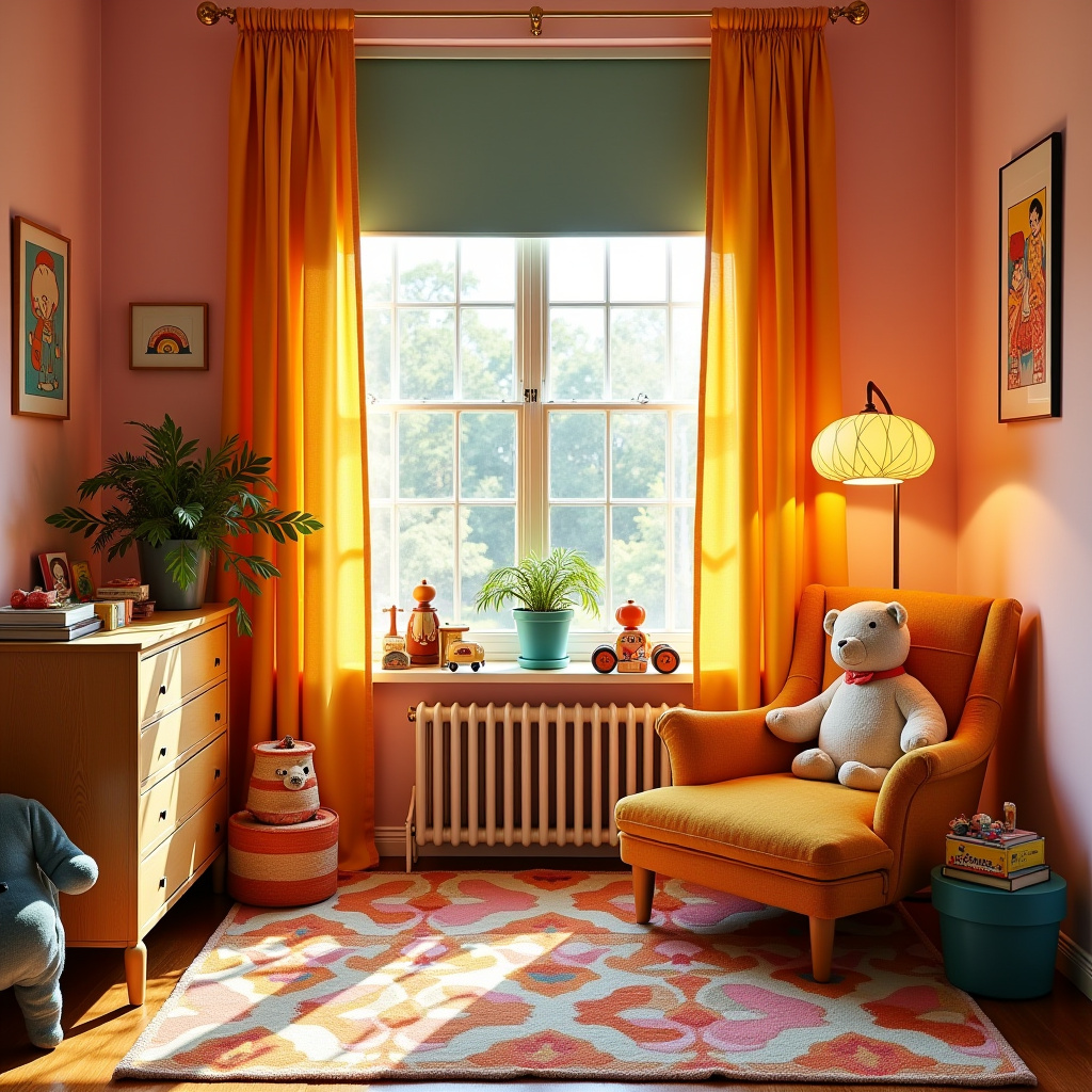 Nursery curtains 45