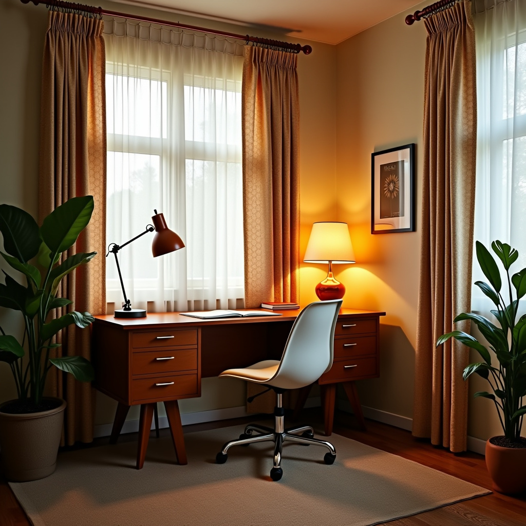 Patterned curtains 14