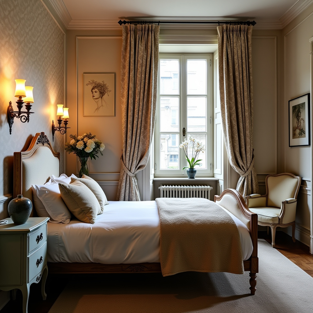 Patterned curtains 26