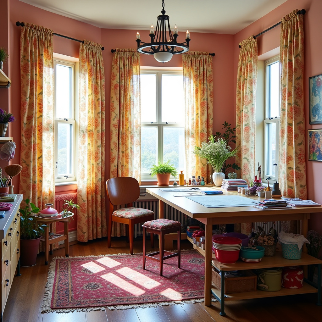 Patterned curtains 50