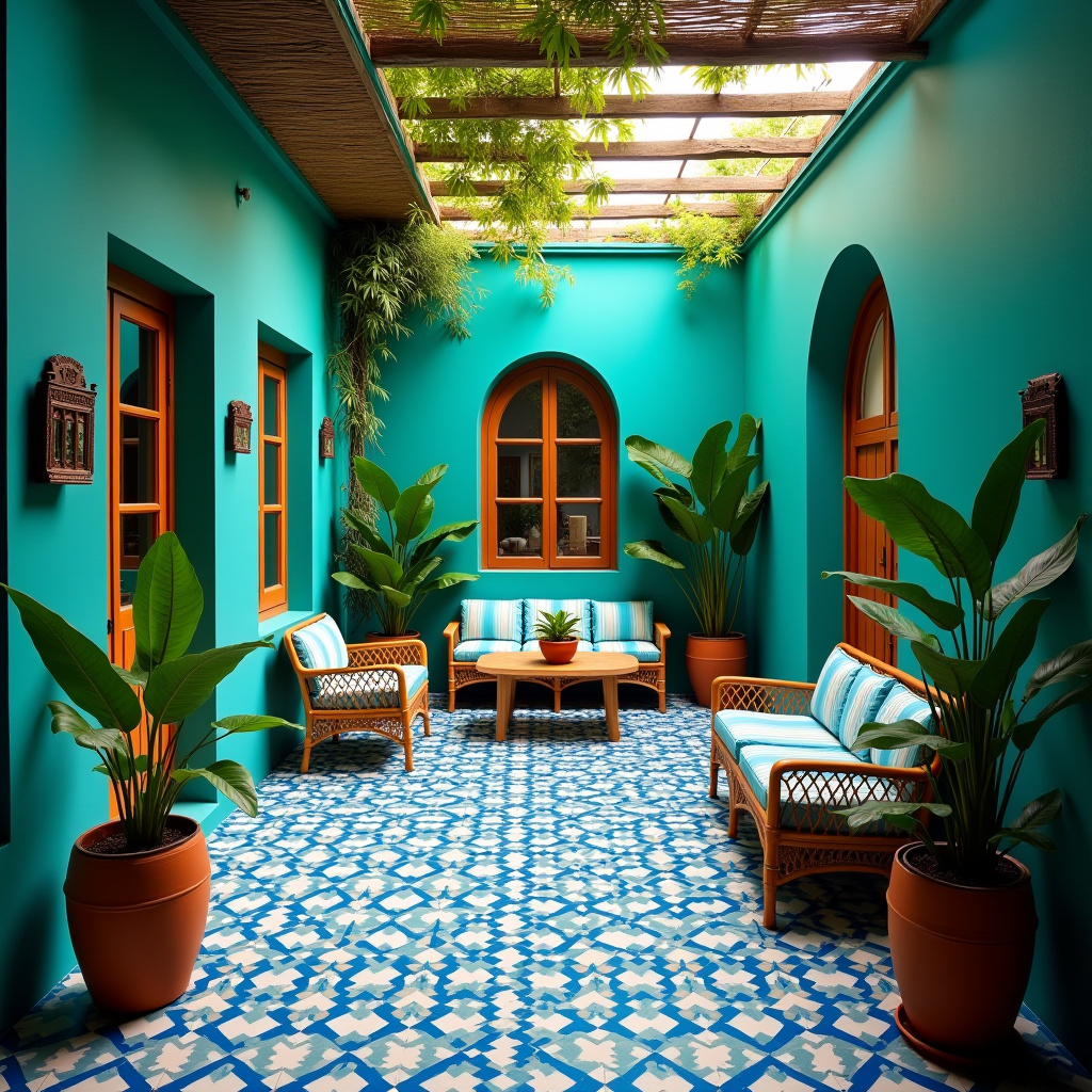 Patterned tiles 38