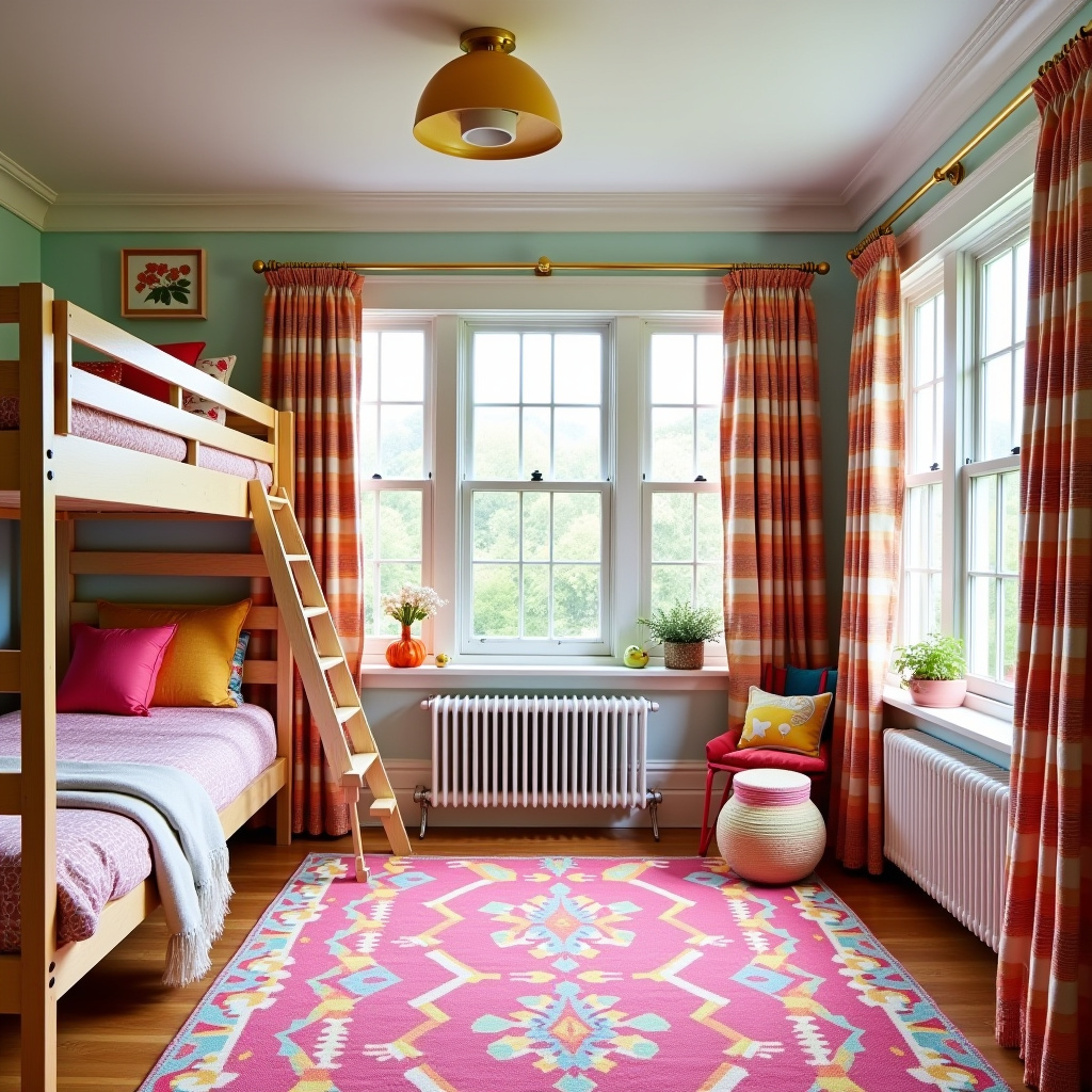 Plaid curtains 12