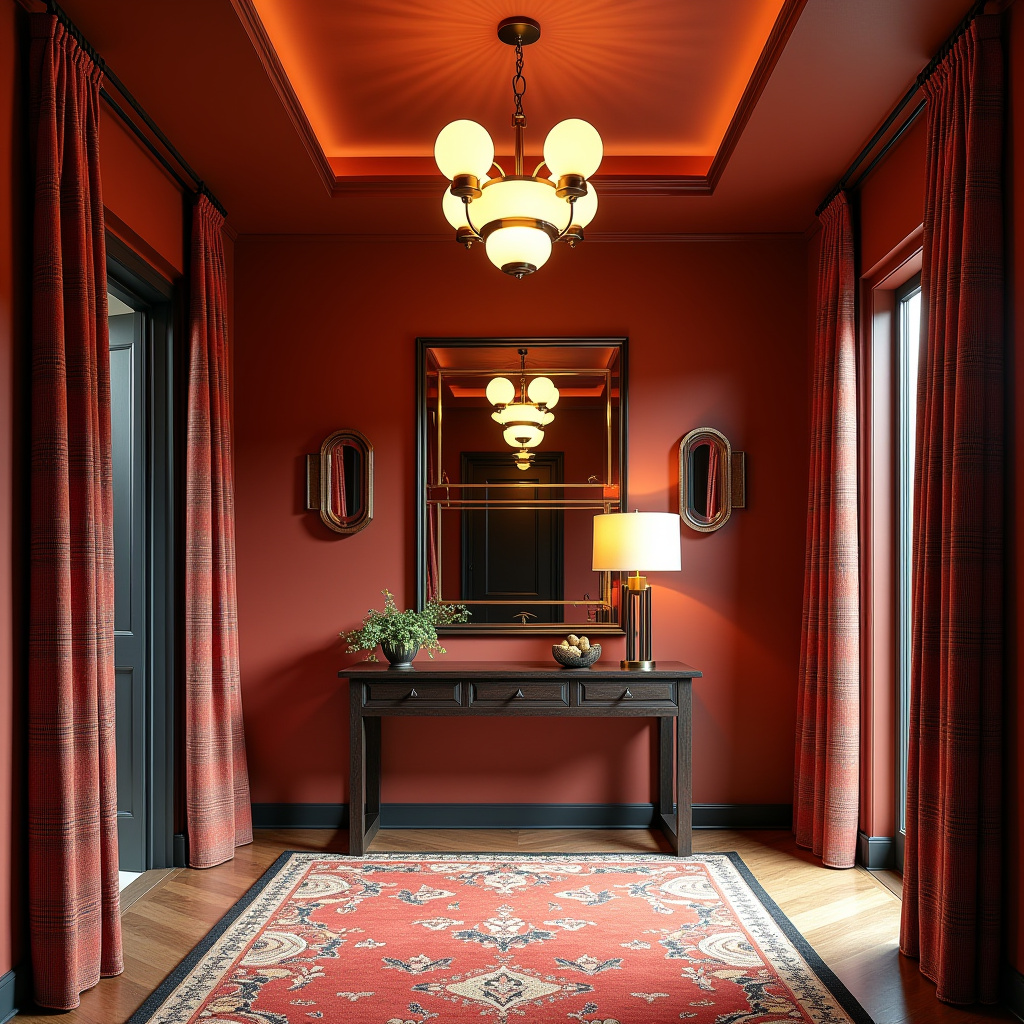 Plaid curtains 17