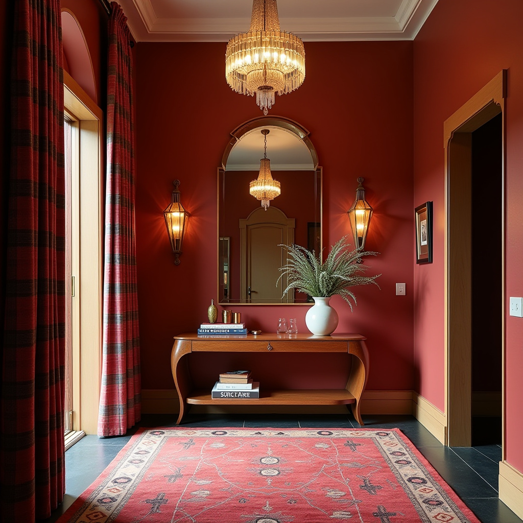 Plaid curtains 18