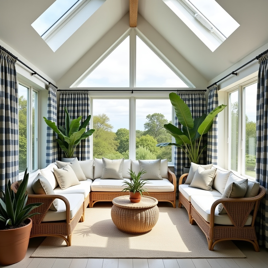 Plaid curtains 20
