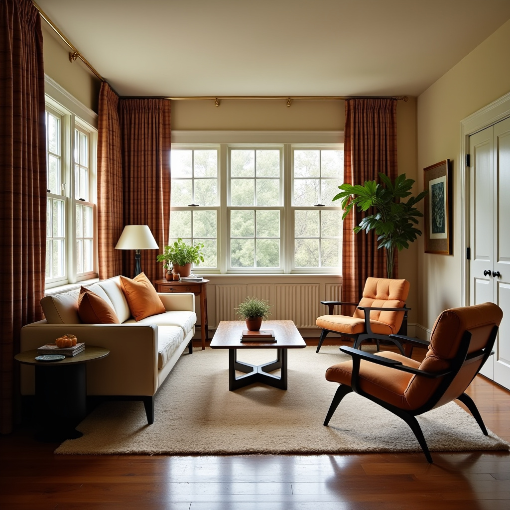 Plaid curtains 26