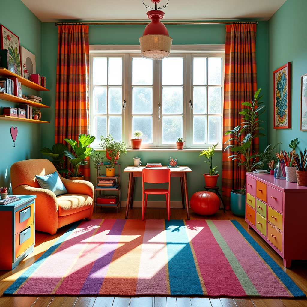 Plaid curtains 45