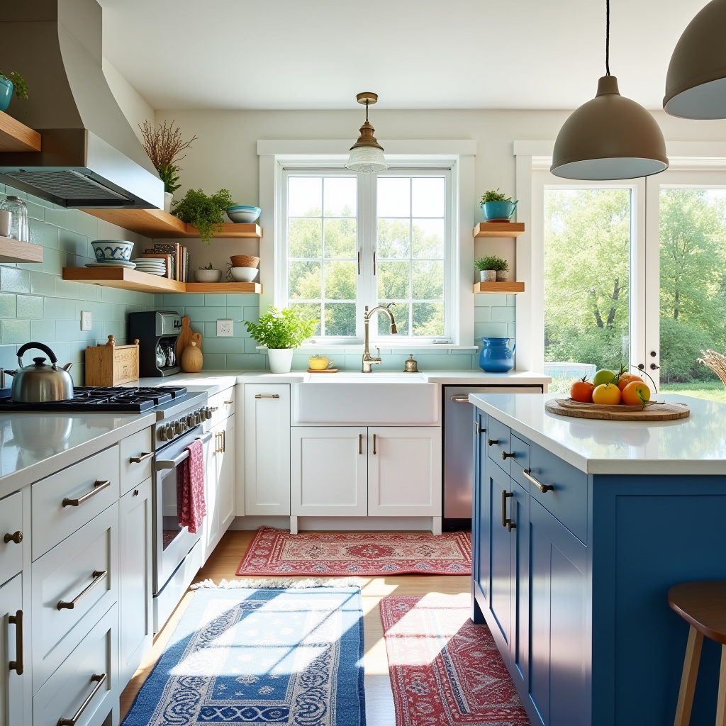 Rug layering 55
