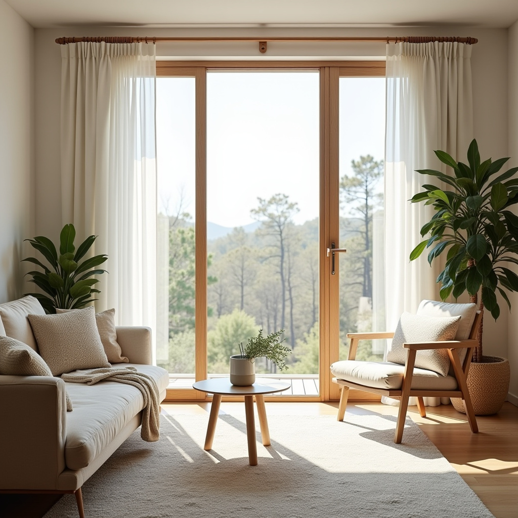 Sliding door curtains 2