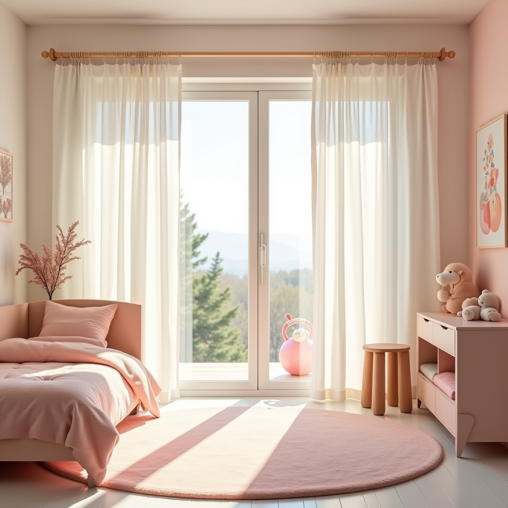 Sliding door curtains 36