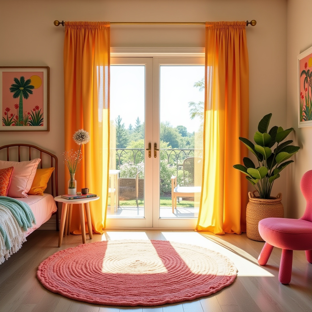 Sliding door curtains 43