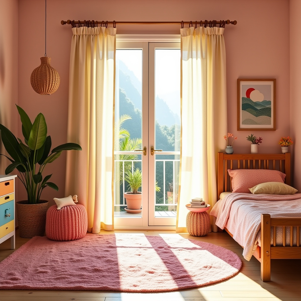 Sliding door curtains 44