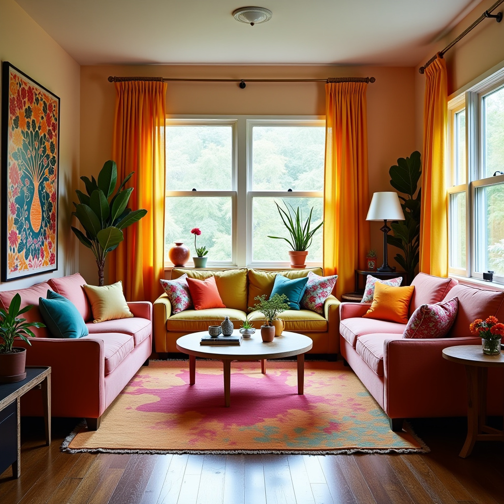 Solid color curtains 24