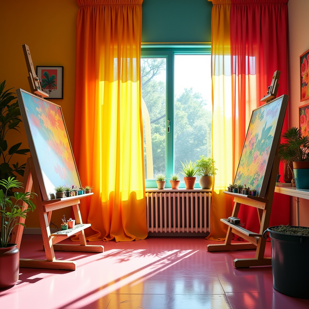 Solid color curtains 60