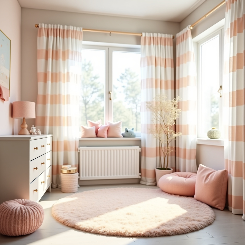 Striped curtains 12