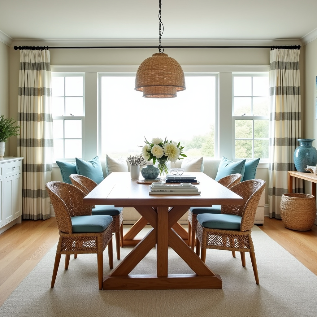 Striped curtains 3