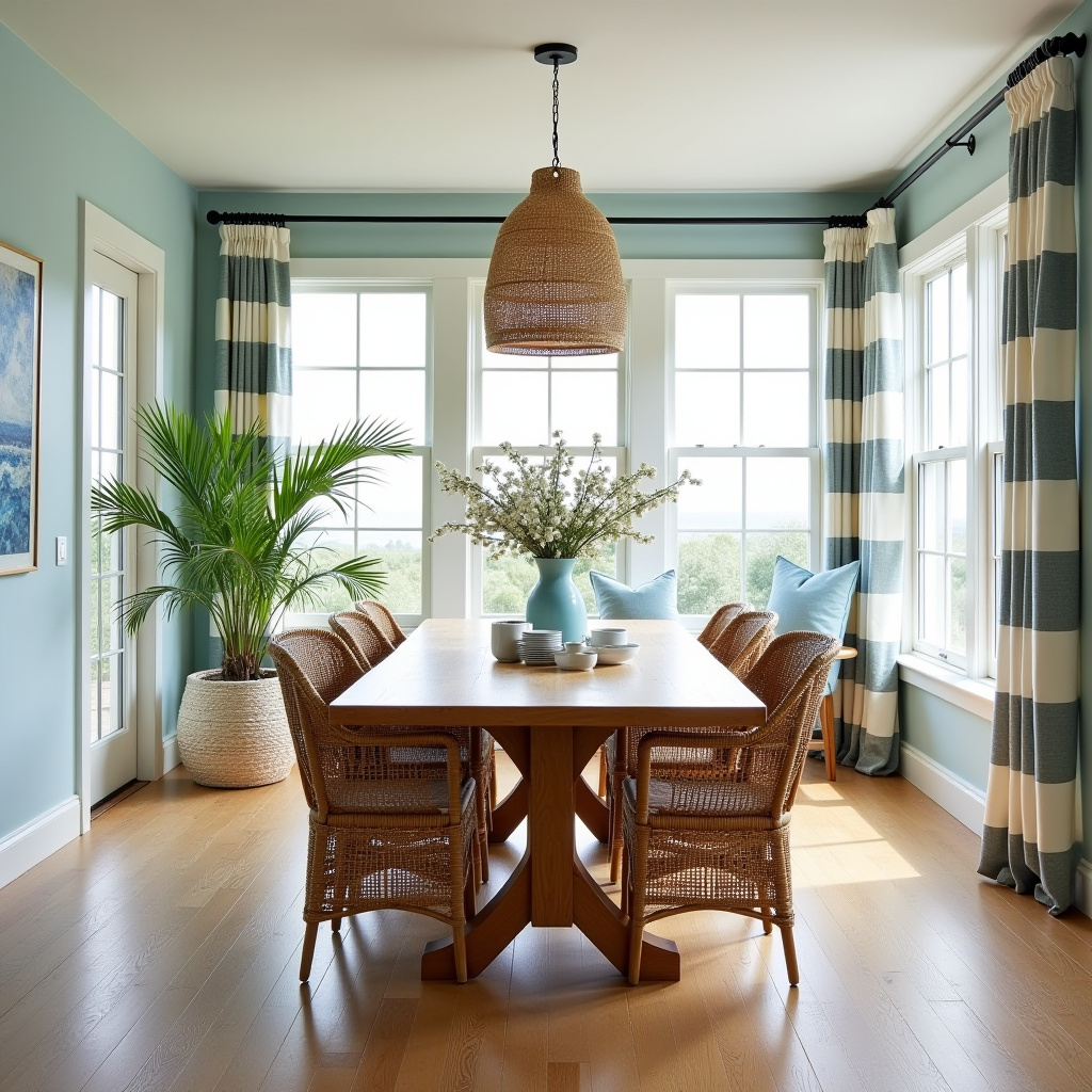 Striped curtains 4