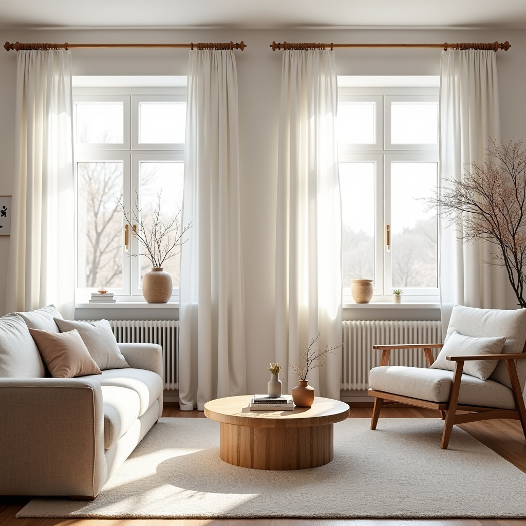 Wood curtain rods 2